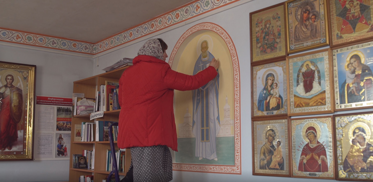 Иконописец Светлана Цивилько написала фреску