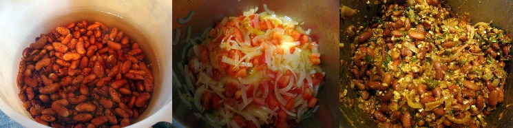 Фасоль с орехами и зеленью