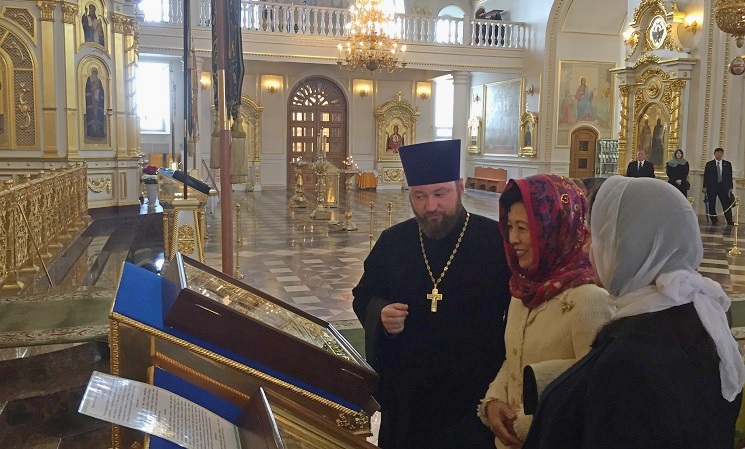 После приватной экскурсии по храму