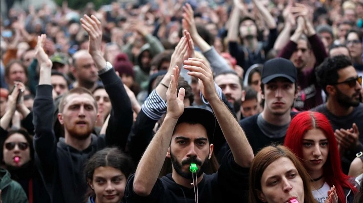 Протесты в Грузии
