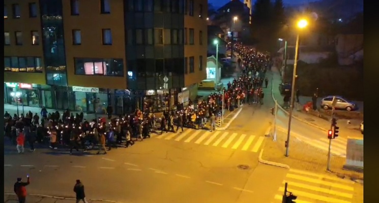 Протесты в Черногории по поводу разделения