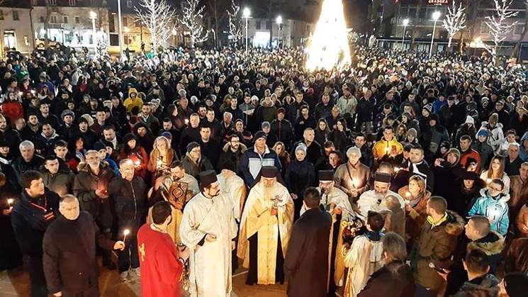 Протесты в Черногории по поводу разделения