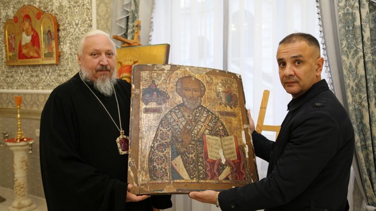 Украденные старинные иконы вернулись в Гомельскую епархию