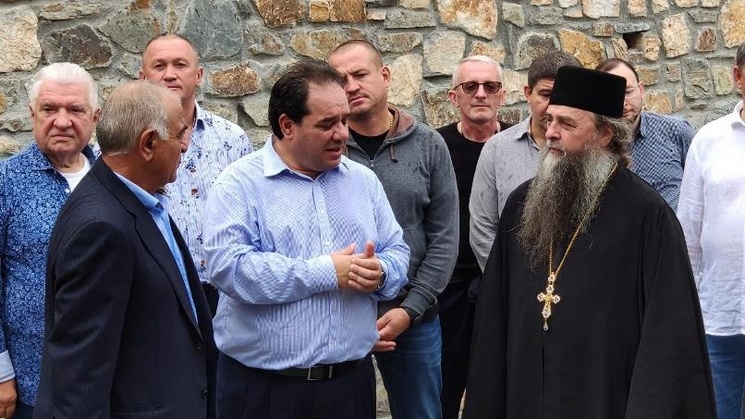 Освящение мельницы на Афоне