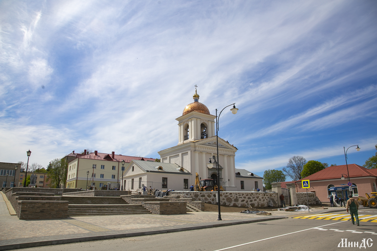 Обновлённая монастырская колокольня